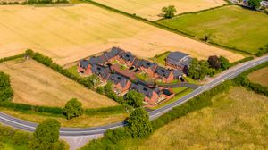 Octar Court aerial view