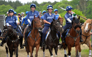Competitors from The Mounted Games Association of Great Britain