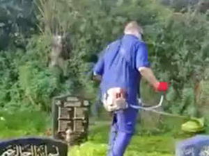Supporting image for story: Inquiry into video of 'maintenance worker walking over graves' at cemetery near Walsall
