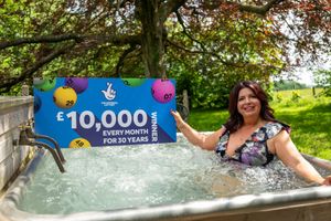 Sandra plans to buy a hot tub thanks to her life changing win 