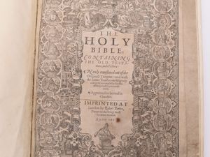 Supporting image for story: Shrewsbury auction sees 17th century bible sell for £4,600