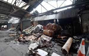 Business owner Rishi Garg, who is worried for the future after his four units were destroyed in the huge fire off Upper Villiers Street, Wolverhampton. Photo: Tim Thursfield