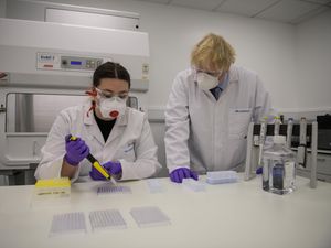 Supporting image for story: Coronavirus outbreak at vaccine lab visited by Boris Johnson last week