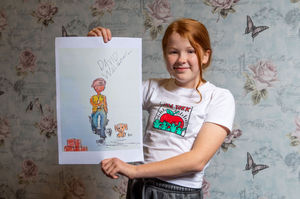 Supporting image for story: Sophie’s Marvellous Masterpiece: Stafford's young artist crowned in homebuilder’s competition