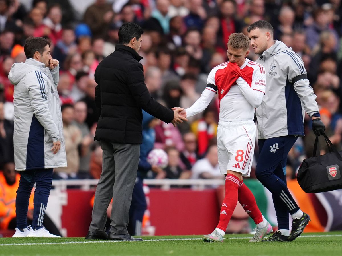 Mikel Arteta worried about Martin Odegaard after latest injury setback