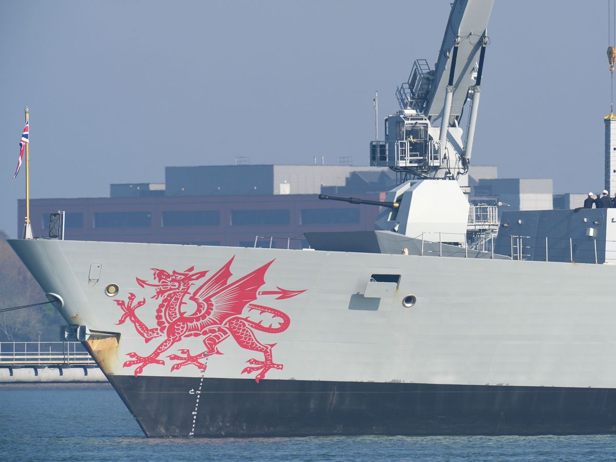 Royal Navy destroyer HMS Dragon sets sail for eastern Mediterranean