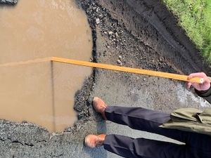 Supporting image for story: Driver hits out over 'appalling' state of potholes near Shrewsbury