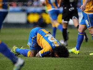 Supporting image for story: Shrewsbury's Junior Brown ruled out for rest of season