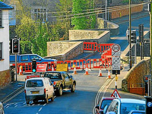 Supporting image for story: Historic Ludlow walls are damaged again