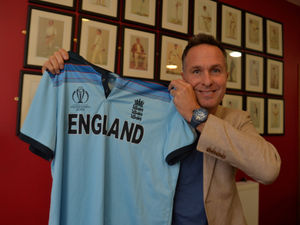 Supporting image for story: Sold out cricket talk by England great Michael Vaughan to help Shropshire clubs survive