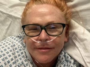 Supporting image for story: T'Pau's Carol Decker shares hospital bed selfie and praises NHS as she reveals recovery from surgery