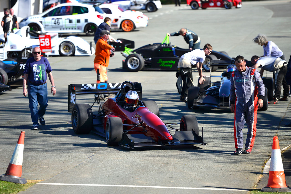 Classic cars ready to climb at Loton Park