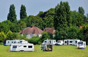 Travellers have been at playing fields in Penn, Wolverhampton, for a week