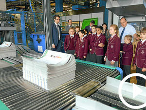 Supporting image for story: Pupils in visit to Shropshire Star offices