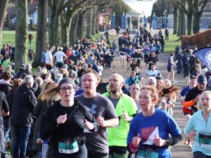 Supporting image for story: Shrewsbury 10k attracts 1,400 runners despite recent snow