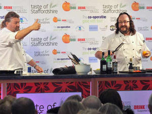 Supporting image for story: Hairy Bikers on the menu at food show