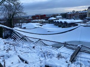 Supporting image for story: 'It’s been a very difficult few days' - bosses at Dudley Zoo and Castle say after Storm Goretti destroys Flamingo Falls attraction causing £75,000 of damage