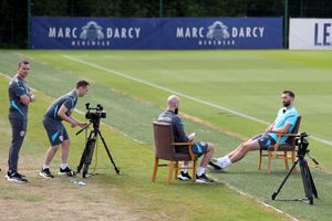 Nat Phillips is unveiled as a new signing at West Bromwich (Photo by Adam Fradgley/West Bromwich Albion FC via Getty Images)