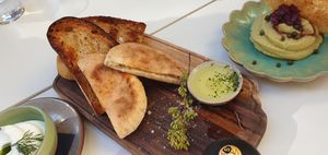 An excellent bread selection to start