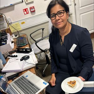 Even Deputy Manager, Rino, made time for a cheesecake break