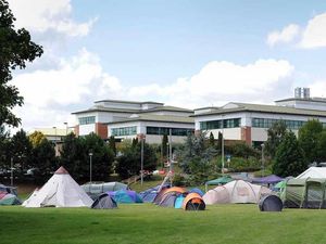 Supporting image for story: Stafford hospital camp prepares to host NHS campaigners from across the country