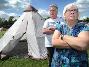 Supporting image for story: We're staying put, say Stafford Hospital protesters