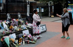 Fans at the Black Sabbath Bridge. Photo: Joseph Walshe/SWNS