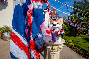 Camelia Towersey has decorated the outside of her house for the Queen's Jubilee on Oxbarn Avenue, Wolverhampton.