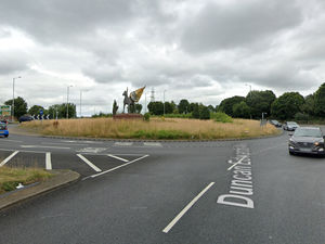 Supporting image for story: Three injured and 'minor disruption' as overturned car partially blocks Dudley road