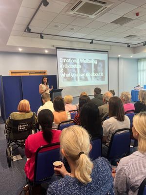 Dr Rose Stewart, Consultant Clinical Psychologist talked about the emotional and psychological aspects of Type 1 Diabetes