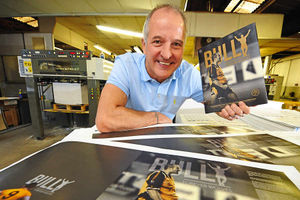 Hot off the presses – Steve Bull with his new book Bully: Forever Wolves, which is to be launched on November 16