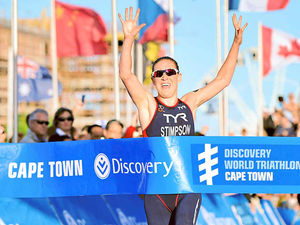 Supporting image for story: Jodie Stimpson wins in second round of the ITU Triathlon World Series