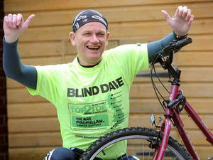 Supporting image for story: 'Blind Dave' Heeley's epic new challenge