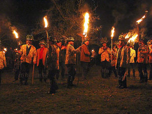 Supporting image for story: Cider saluted through song in wassailing tradition
