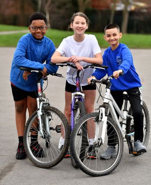 Pictures at Ocker Hill Academy, Tipton, for School Focus feature.Elijah Maynard, Ayda Whitehouse and Karter Edgington.