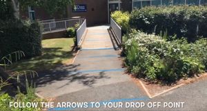 Images from Much Wenlock Primary School's guide to how school will look next week