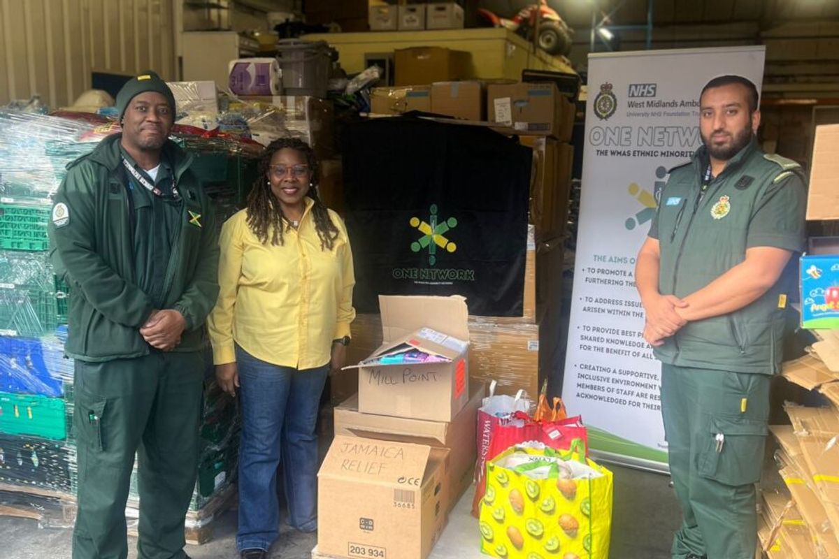 'It has been truly heart-warming' - West Midlands Ambulance Service staff organise donations for hurricane survivors in Jamaica