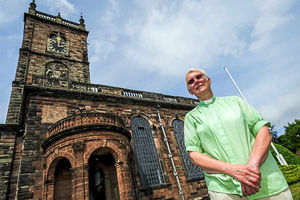 The Rev Judy Hunt at St Alkmund's Church, Whitchurch