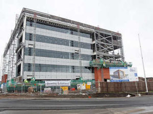 Supporting image for story: Superstructure of £18m block complete