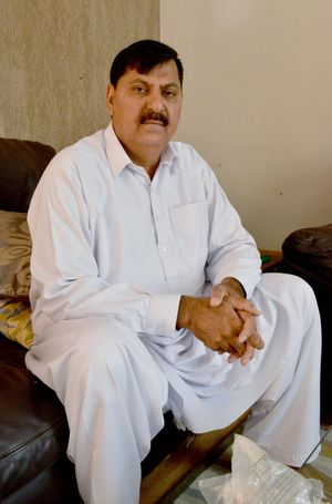 Raja Haneef Abdul whose family home was broken into in Slater Street, Walsall.