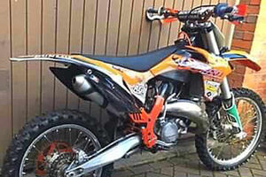 The motorbike that was stolen