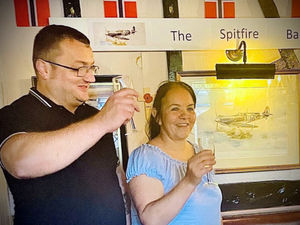 Supporting image for story: Star spot at last for town's Spitfire