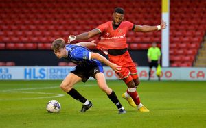 Walsall's Jamie Matt and George Nevett