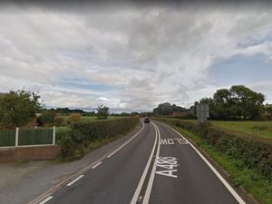 Supporting image for story: Van crashes off road near Shrewsbury