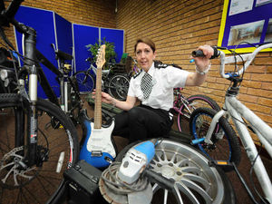 Supporting image for story: WATCH: Take a look around an Aladdin's cave of stolen loot seized in Black Country drugs raids