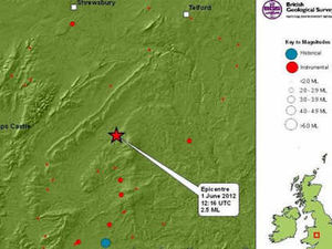Supporting image for story: Shropshire hit by earthquake