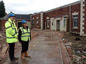 Supporting image for story: Demolition begins at hospital