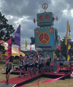 It was a colourful weekend at Weston Park