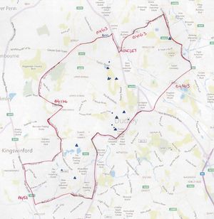 The area which defines the ban