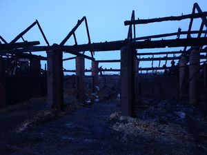 Supporting image for story: Blaze destroys barn near Bridgnorth